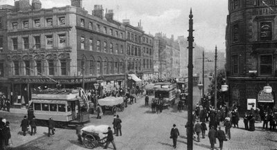 Market Street, Manchester, c.1910 da English Photographer